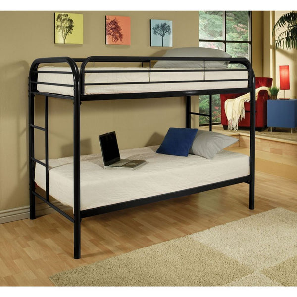 Thomas - Twin Over Twin Bunk Bed - Black