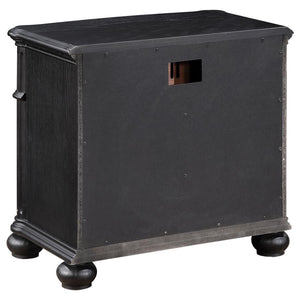 Celina - 3-Drawer Nightstand - Black