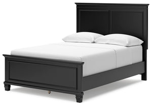 Lanolee - Black - Full Panel Bed