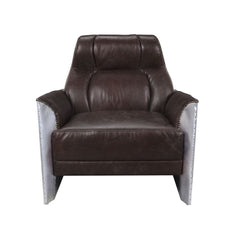The Brancaster accent chair will be an instant centerpiece to any room. This handsome piece is an excellent update to the traditional club chair. Bold details, such as nail-head trim on the sloped armrests, acknowledge its classic roots. To build its look