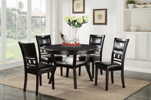 Gia - Bench - Ebony - Faux Leather