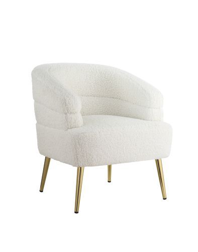 Seat Construction: Full FoamTight Seat & Back CushionMetal LegArmrest: Sloped<br/><br/><b>Product Features</b><ul><li>Seat Construction: Full Foamâ€§Tight Seat & Back Cushionâ€§Metal Legâ€§Armrest: Sloped</li><li>Case: 1Pc/1Ctn</li><li>Finish: White Faux 