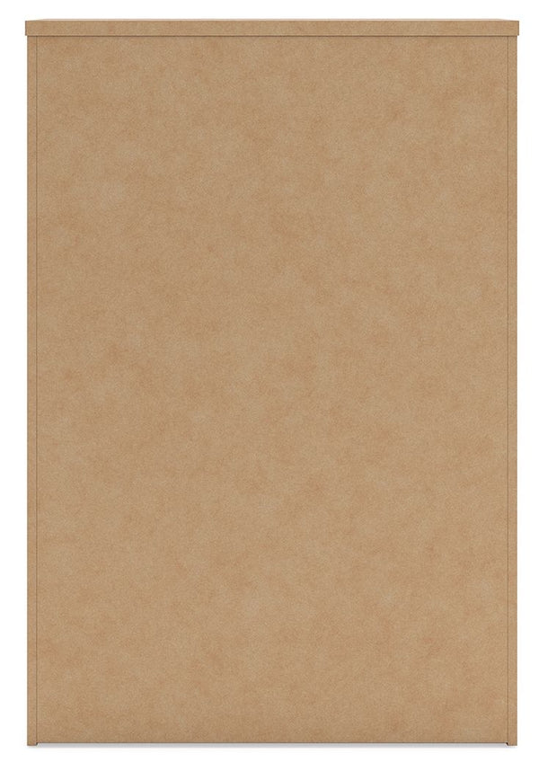 Linnocreek - White / Warm Brown - Four Drawer Chest