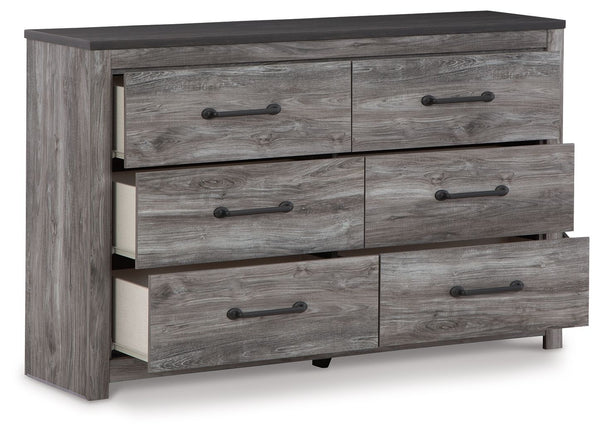 Bronyan - Dark Gray - Six Drawer Dresser