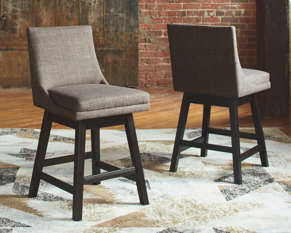  self-returning swivel and contoured back make it beautifully in tune with your needs. Luxurious linen-weave upholstery is a sensational touch.<br>
