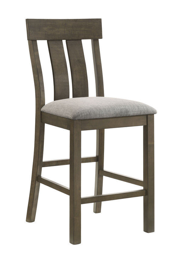Elevate your dining experience with this beautifully crafted counter-height dining set, where rustic charm meets modern sophistication. Designed to bring warmth and style to any space, the sturdy table features a bold trestle base that exudes farmhouse ap