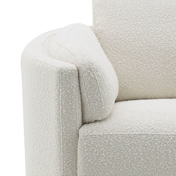 Sagen - Glider Recliner With Swivel - Beige