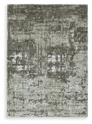 Keep your decor eye-catching from head to toe. Rich with abstract movement, this rug-'s combination of gray and ivory expertly reflects your contemporary color palette. What an artful way to add warmth and comfort underfoot.<br/><br/><b>Product Features</
