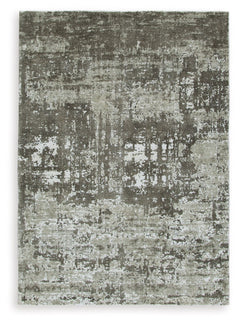 Keep your decor eye-catching from head to toe. Rich with abstract movement, this rug-'s combination of gray and ivory expertly reflects your contemporary color palette. What an artful way to add warmth and comfort underfoot.<br/><br/><b>Product Features</