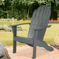 Made of durable acacia wood and galvanized screws  the Adirondack chair has solid structure and large weigh capacity for outdoor using. Â  In addition to durability  this chair is also very comfortable. Combine ergonomic design with wood slat style  it is