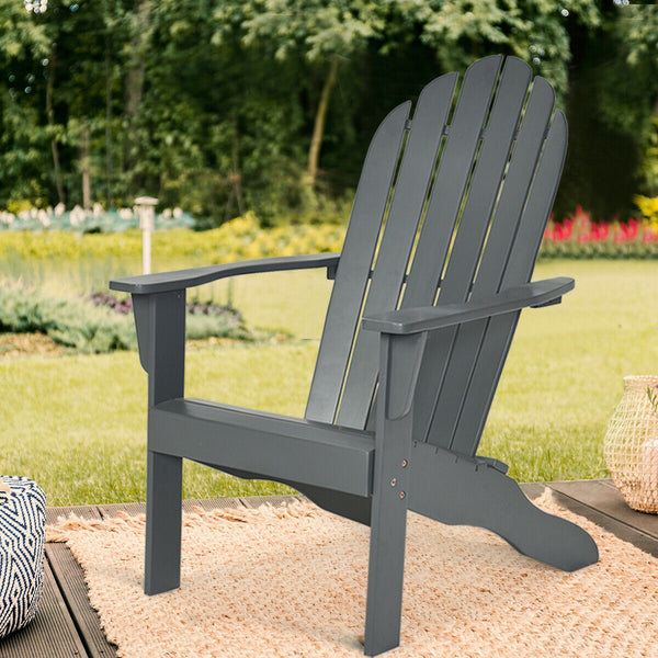 Made of durable acacia wood and galvanized screws  the Adirondack chair has solid structure and large weigh capacity for outdoor using. Â  In addition to durability  this chair is also very comfortable. Combine ergonomic design with wood slat style  it is