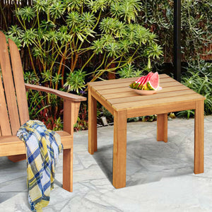 Acacia wood frame adds sturdiness and durability <br>Premium accessories ensure stability of table <br>Varnish surface which is waterproof and scratch-resistant <br>Can be used separately or matched with other wooden furniture <br>Compact size with modern