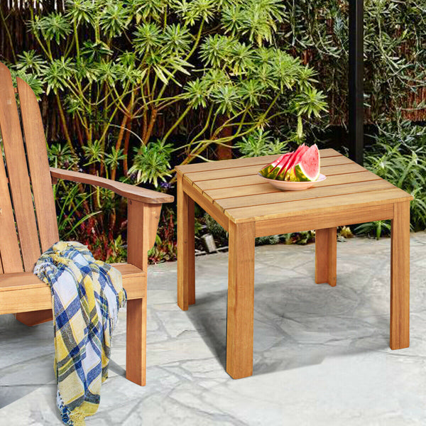 Acacia wood frame adds sturdiness and durability <br>Premium accessories ensure stability of table <br>Varnish surface which is waterproof and scratch-resistant <br>Can be used separately or matched with other wooden furniture <br>Compact size with modern