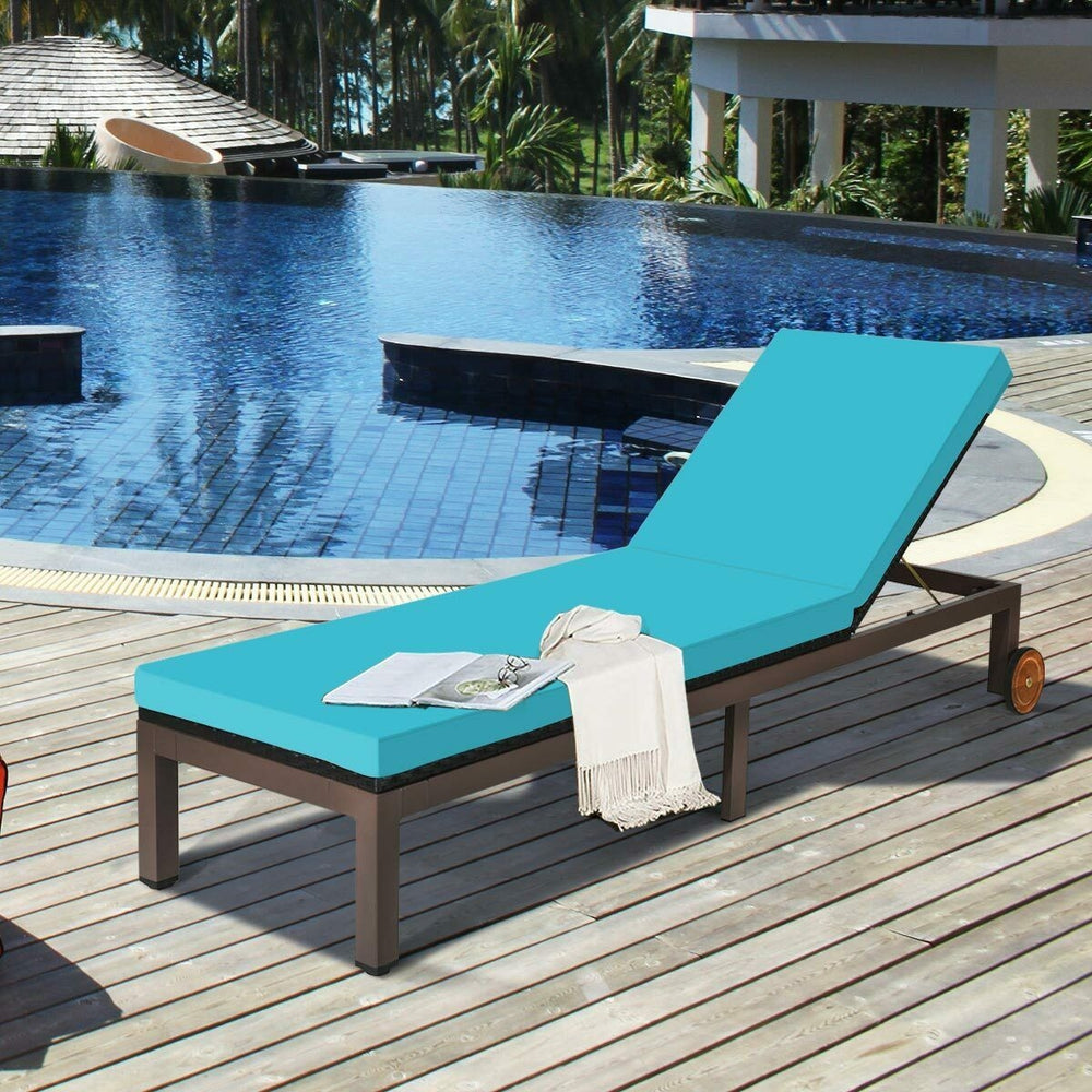 Sturdy metal frame supporting  holds up to 375 lbs<br>Ergonomic backrest in 5 tilting positions  fits your body curve to a better enjoyment<br>Soft & comfortable cushion with high resilience  provides a more comfortable relax<br>Environmentally friendly P