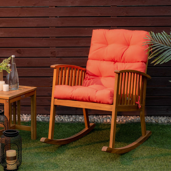 Superior sponge offers comfortable and soft sitting experience for you <br>Woven suede bedford cord provides smooth feeling and extra comfort <br>Convenient for you to suit different furniture with three-fold design <br>High quality string ties are not ea