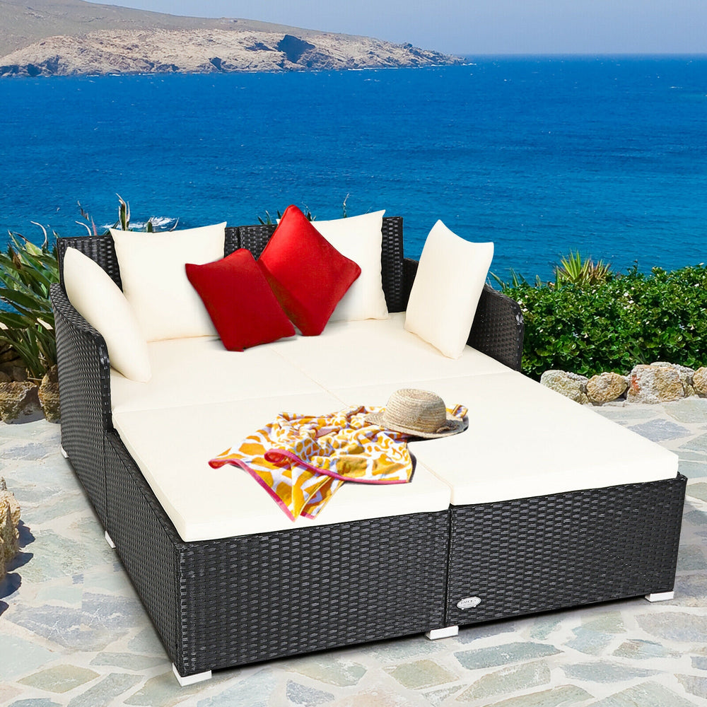 The seat is large enough to allow tall and big people to lie down <br>Armrests on both sides to support your arms <br>The curved backrest fits your back curve and increases safety <br>Extra cushions and cushions for softness and comfort <br>The thick spon