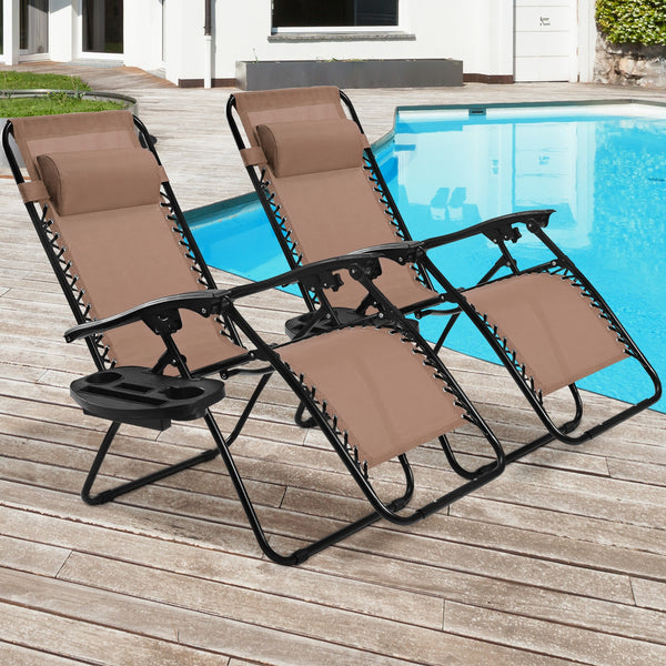 Strong double bungee ropes and rustproof frame ensure a long-time use <br>Adjustable padded pillow for both headrest and lumbar support <br>Add extra stability with reinforced triangular structure and non-slip foot pads <br>Designed with a locking system 