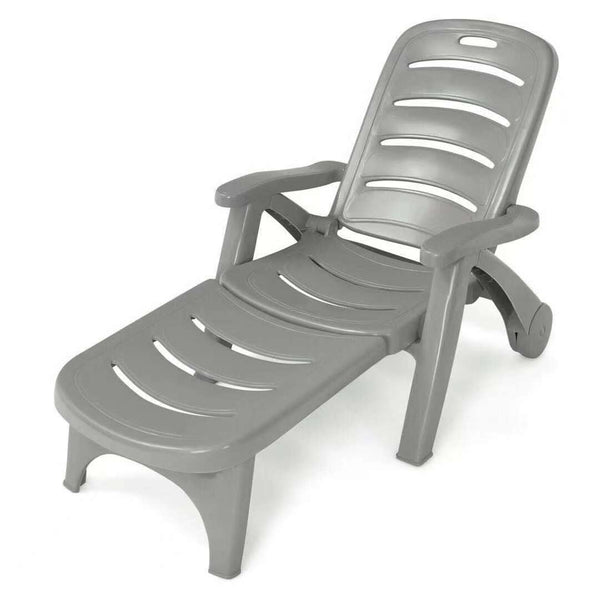 This is our outdoor chaise lounge which will be a great shining point to your outdoor living space. Â  It is perfect for a nap  relaxing and relieving your pressure. High back with 5 adjustable positions  you can adjust the height of the back as you like.