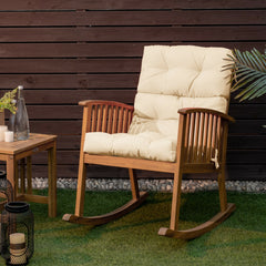 Superior sponge offers comfortable and soft sitting experience for you <br>Woven suede bedford cord provides smooth feeling and extra comfort <br>Convenient for you to suit different furniture with three-fold design <br>High quality string ties are not ea