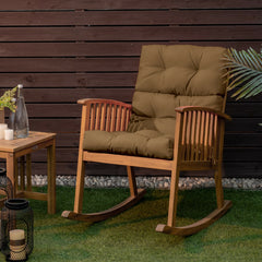 Superior sponge offers comfortable and soft sitting experience for you <br>Woven suede bedford cord provides smooth feeling and extra comfort <br>Convenient for you to suit different furniture with three-fold design <br>High quality string ties are not ea