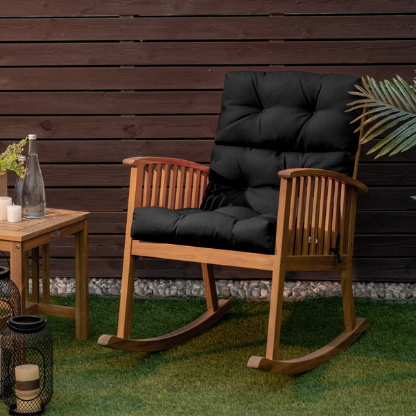 Superior sponge offers comfortable and soft sitting experience for you <br>Woven suede bedford cord provides smooth feeling and extra comfort <br>Convenient for you to suit different furniture with three-fold design <br>High quality string ties are not ea