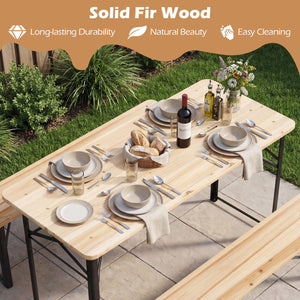 Solid fir wood for long-lasting durability and natural beauty<br>Allow for smooth touch and easy cleaning with splinter-free surface<br>Ensure stable and reliable support with sturdy metal frame<br>Reinforced X-shaped structure for additional stability<br
