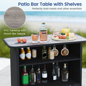 Large tabletop and 2-tier shelves for ample storage space<br>Anti-fading and sunproof seat fabric for long-lasting breathability<br>Comfortable to sit with ergonomic backrest  armrests  seat and footrest<br>Sturdy back support rod for higher stability<br>