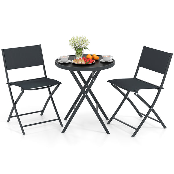 Comfortable and refreshing experience with breathable fabric<br>Fade-resistant for long-lasting elegance<br>105Â° ergonomic backrests for hours of seating without fatigue<br>Portable full-fold design for space saving<br>Tempered glass tabletop for reliabl