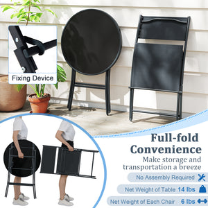 Comfortable and refreshing experience with breathable fabric<br>Fade-resistant for long-lasting elegance<br>105Â° ergonomic backrests for hours of seating without fatigue<br>Portable full-fold design for space saving<br>Tempered glass tabletop for reliabl