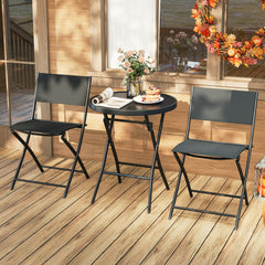 Comfortable and refreshing experience with breathable fabric<br>Fade-resistant for long-lasting elegance<br>105Â° ergonomic backrests for hours of seating without fatigue<br>Portable full-fold design for space saving<br>Tempered glass tabletop for reliabl