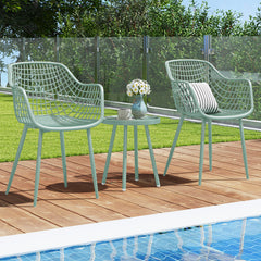 Tabletop and seat made of premium PP for long-lasting service life<br>Supported by metal frame for high safety<br>Adjustable footpads and X frame for higher stability<br>Ergonomic and comfortable seat relieves your fatigue and stress<br>Breathable backres