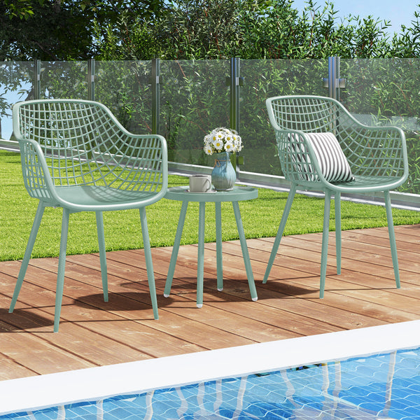 Tabletop and seat made of premium PP for long-lasting service life<br>Supported by metal frame for high safety<br>Adjustable footpads and X frame for higher stability<br>Ergonomic and comfortable seat relieves your fatigue and stress<br>Breathable backres