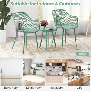 Tabletop and seat made of premium PP for long-lasting service life<br>Supported by metal frame for high safety<br>Adjustable footpads and X frame for higher stability<br>Ergonomic and comfortable seat relieves your fatigue and stress<br>Breathable backres