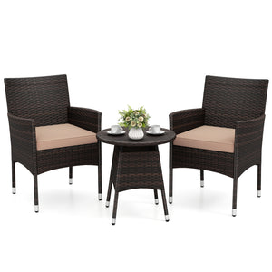 Get breathable airflow with mix brown PE rattan<br>Hand-woven craftsmanship for an elegant classic look<br>The sun-protective surface ensures long-lasting durability<br>Contoured design for releasing your daily fatigue<br>Gain ergonomic comfort for optima
