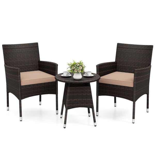Get breathable airflow with mix brown PE rattan<br>Hand-woven craftsmanship for an elegant classic look<br>The sun-protective surface ensures long-lasting durability<br>Contoured design for releasing your daily fatigue<br>Gain ergonomic comfort for optima