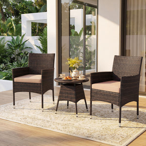 Get breathable airflow with mix brown PE rattan<br>Hand-woven craftsmanship for an elegant classic look<br>The sun-protective surface ensures long-lasting durability<br>Contoured design for releasing your daily fatigue<br>Gain ergonomic comfort for optima