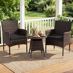 Get breathable airflow with mix brown PE rattan<br>Hand-woven craftsmanship for an elegant classic look<br>The sun-protective surface ensures long-lasting durability<br>Contoured design for releasing your daily fatigue<br>Gain ergonomic comfort for optima