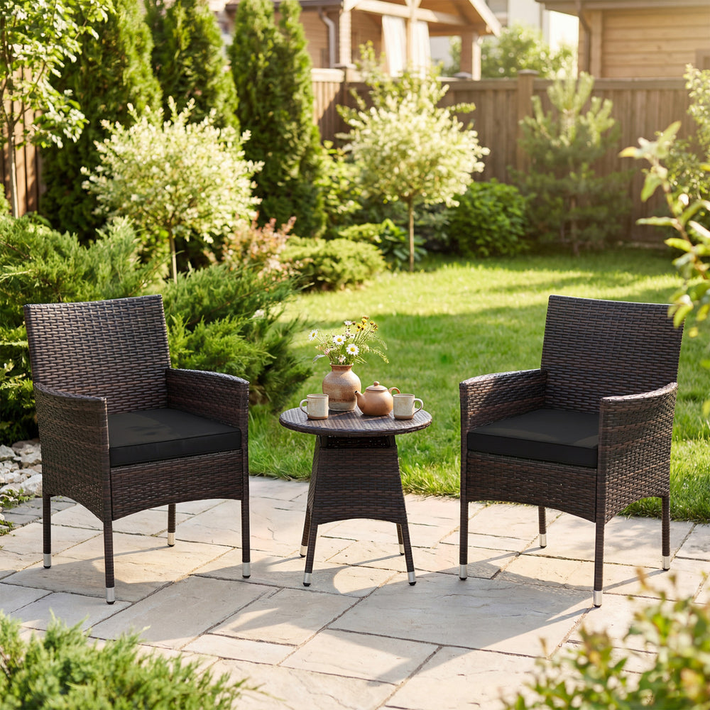 Get breathable airflow with mix brown PE rattan<br>Hand-woven craftsmanship for an elegant classic look<br>The sun-protective surface ensures long-lasting durability<br>Contoured design for releasing your daily fatigue<br>Gain ergonomic comfort for optima