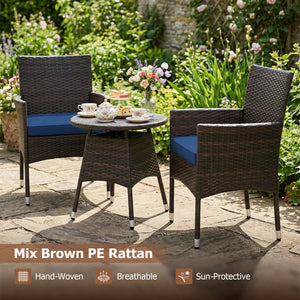 Get breathable airflow with mix brown PE rattan<br>Hand-woven craftsmanship for an elegant classic look<br>The sun-protective surface ensures long-lasting durability<br>Contoured design for releasing your daily fatigue<br>Gain ergonomic comfort for optima