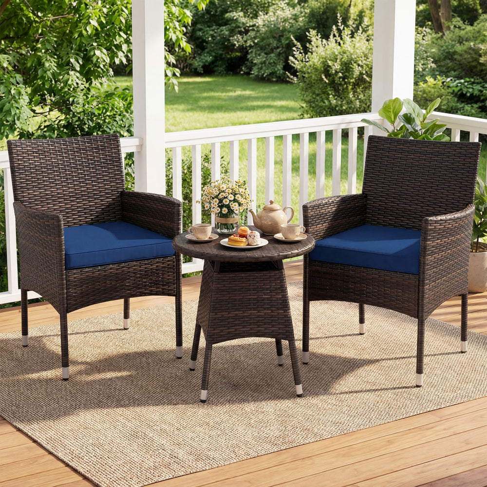 Get breathable airflow with mix brown PE rattan<br>Hand-woven craftsmanship for an elegant classic look<br>The sun-protective surface ensures long-lasting durability<br>Contoured design for releasing your daily fatigue<br>Gain ergonomic comfort for optima