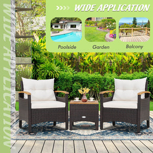 Heavy-duty steel frame with rustproof finish can stand the test of time<br>Durable mix brown PE rattan is elegant and suitable for outdoor use<br>Adjustable foot pads on the front feet of the sofa for added stability<br>Comfortable to sit with cozy backre
