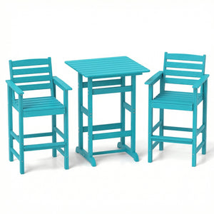 Made of high-quality HDPE for prolonged service life<br>Reinforced crossbars for added stability<br>Stainless steel screws for firm connection and longer using time<br>Cozy to sit with inclined backrest  wide armrests and footrest<br>Slatted seat is breat