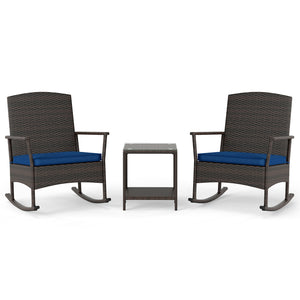 Stable rocking base with bottom stoppers and anti-slip pads<br>Wide seat and high backrest for better relaxation<br>Seat cushion with elastic fillings for extra comfort<br>Fixing ropes to keep cushions in place<br>Functional zippers for easy removal and w