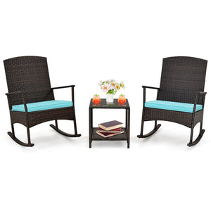 Stable rocking base with bottom stoppers and anti-slip pads<br>Wide seat and high backrest for better relaxation<br>Seat cushion with elastic fillings for extra comfort<br>Fixing ropes to keep cushions in place<br>Functional zippers for easy removal and w