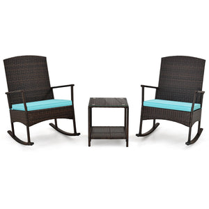 Stable rocking base with bottom stoppers and anti-slip pads<br>Wide seat and high backrest for better relaxation<br>Seat cushion with elastic fillings for extra comfort<br>Fixing ropes to keep cushions in place<br>Functional zippers for easy removal and w