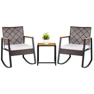 High-quality PE rattan wicker for sun-resistant outdoor beauty<br>Powder-coated metal frame for stronger everyday support<br>Cushions with high-density sponge filling for a softer  more supportive sit<br>Removable and machine-washable zippered cover for s