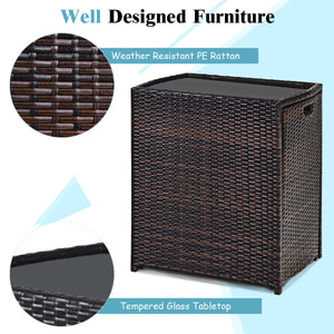 â— Brand new and high quality<br>â— The Chairs designed for space-saving (differ from seat size)<br>â— Strong steel frame and all rattan wicker<br>â— Ideal for patio  porch  poolside or garden<br>â— Cushions for comfortable seat<br>â— Removable cush