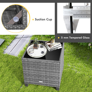 Including 1 table  2 chairs  2 seat cushions  2 back cushions and 1 Instruction<br>Please always keep cushions dry and avoid rain exposure<br>Soft seat and back cushions offer you more comfort<br>Zippered design makes the seat cushion cover easy to remove