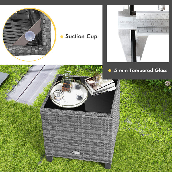 Including 1 table  2 chairs  2 seat cushions  2 back cushions and 1 Instruction<br>Please always keep cushions dry and avoid rain exposure<br>Soft seat and back cushions offer you more comfort<br>Zippered design makes the seat cushion cover easy to remove