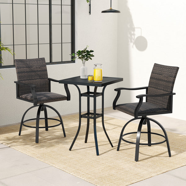 The soft padded backrest and seat add comfort the the seating<br>The quick-drying foam prolongs the life of the cushions<br>All-aluminum construction for rustproof durability<br>The aluminum also ensures strong stability and reliable support<br>Hold up to